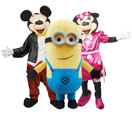 Adorable Themed Kids Costume Character Rentals in West Newton