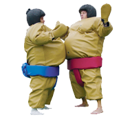 Birthday Party Sumo Suits for Kids in Easton