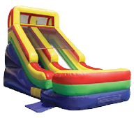 High Quality Kids Party Water Slides in Orange